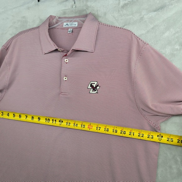 Peter Millar Boston College Eagles Polo Shirt Mens Large Summer Comfort NCAA - Picture 5 of 9